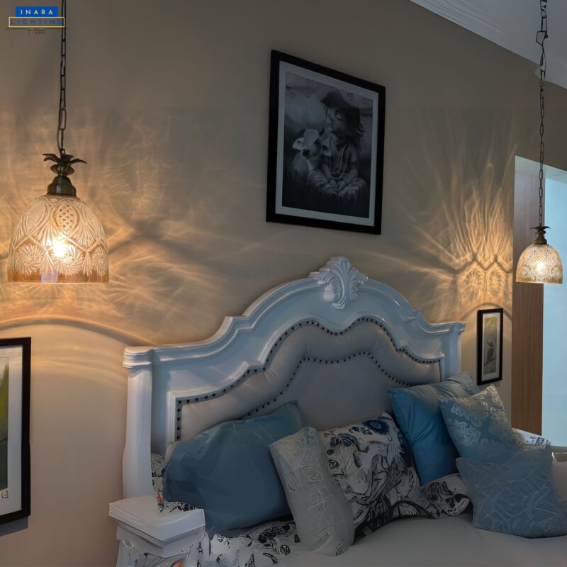 Artisan Cut Glass Pendant Light - Image 7
