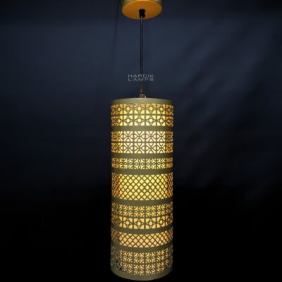 Filigree Cylinder Pendant Light