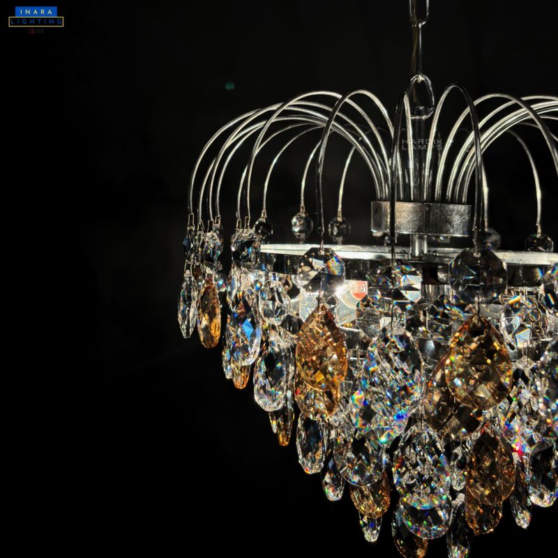 Cognac Cascade Chandelier - Image 2