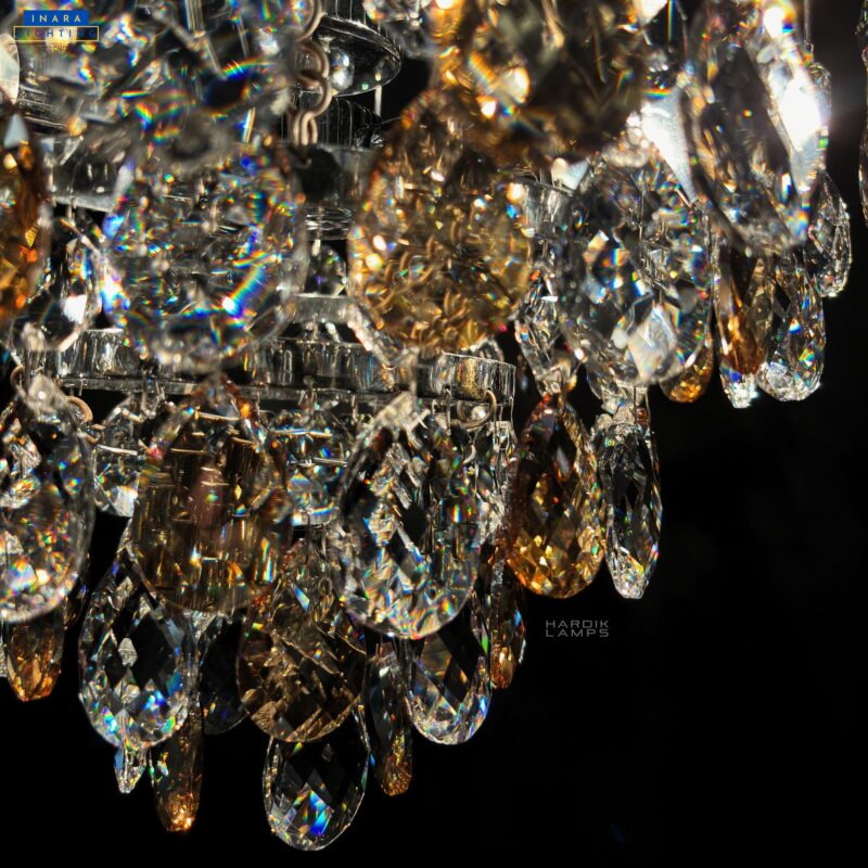 Cognac Cascade Chandelier - Image 3