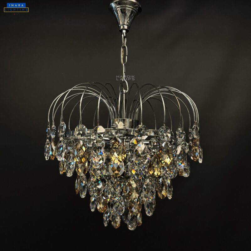 Cognac Cascade Chandelier - Image 4