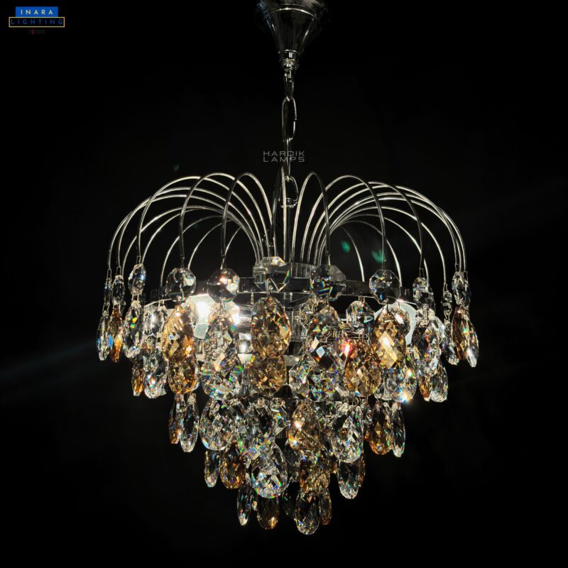 Cognac Cascade Chandelier - Image 5
