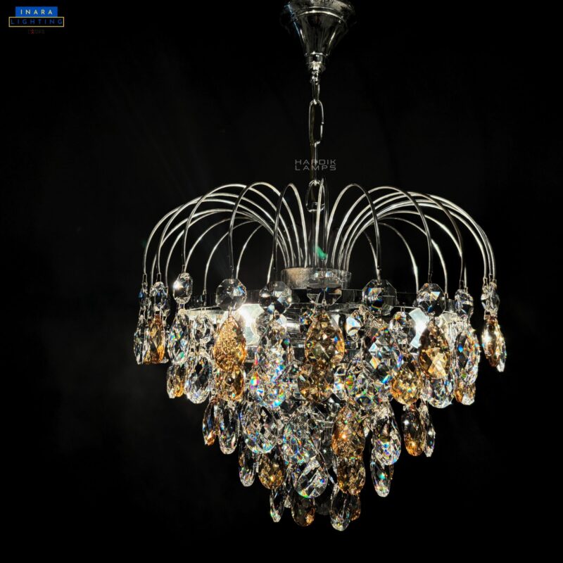 Cognac Cascade Chandelier - Image 6