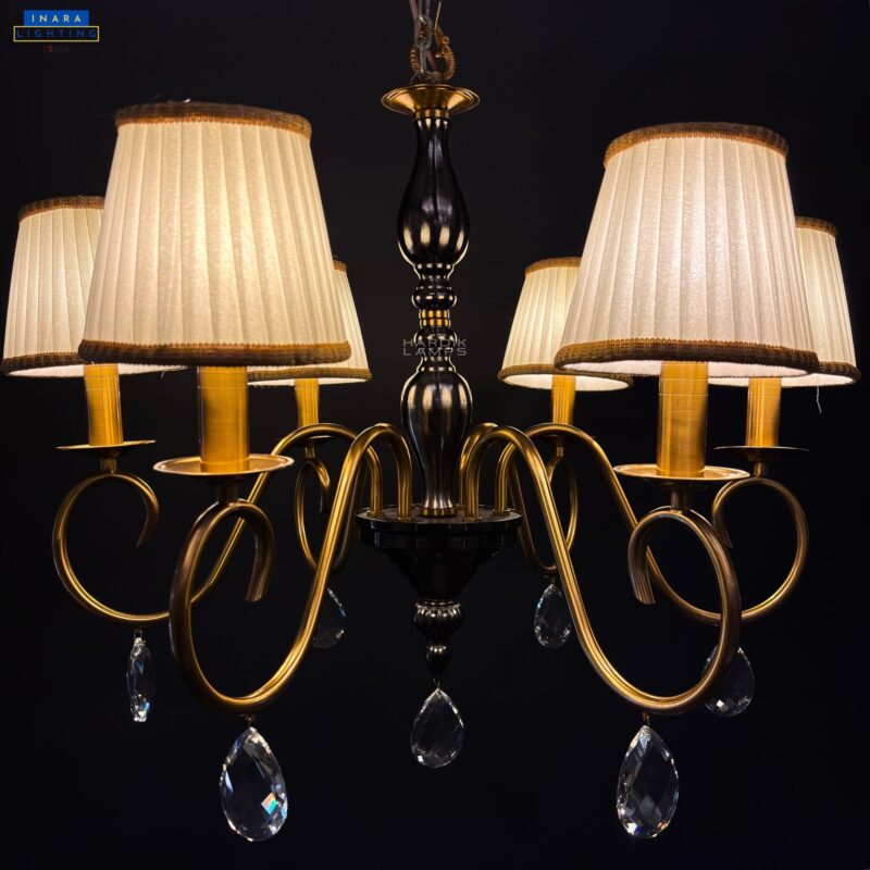 Duet Scroll Chandelier
