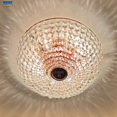 Essence Flushmount Rose Gold Chandelier