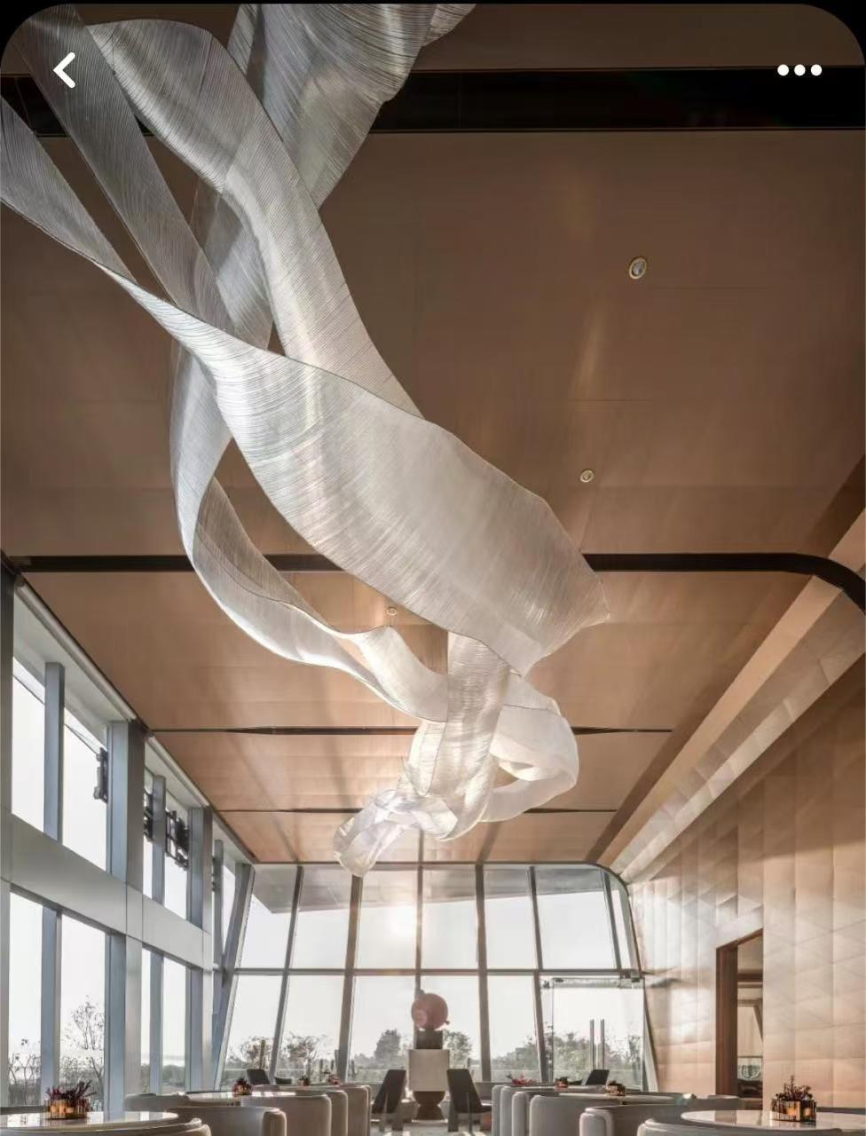 Infinity Ribbon Crystal Chandelier - Image 3